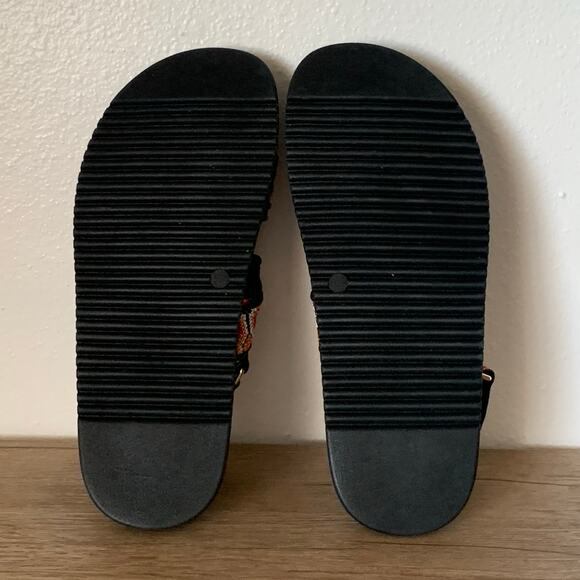 Steve Madden Mona Sandal Vibrant Colorful Womens 6 / Youth 4.5 Three Strap Bold - Picture 14 of 16